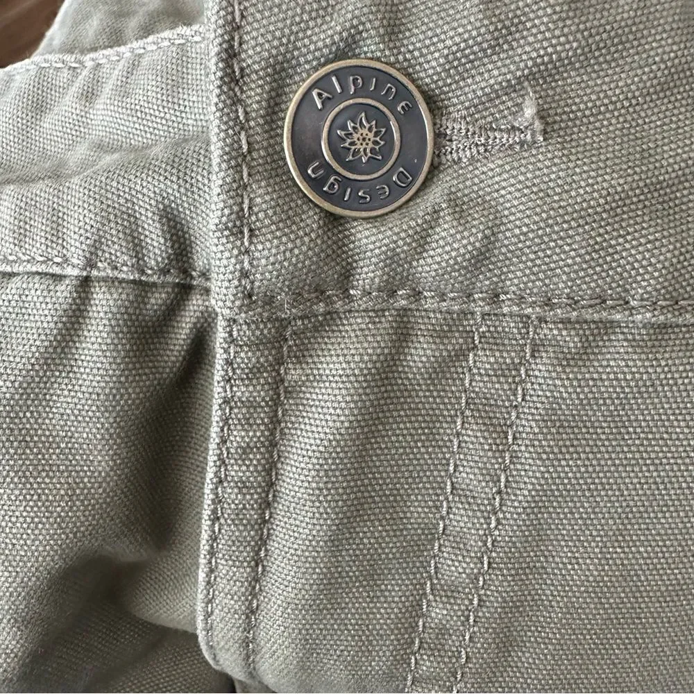 Alpine Design Men’s Utility Pants NWT Vintage Olive 40x32 Workwear